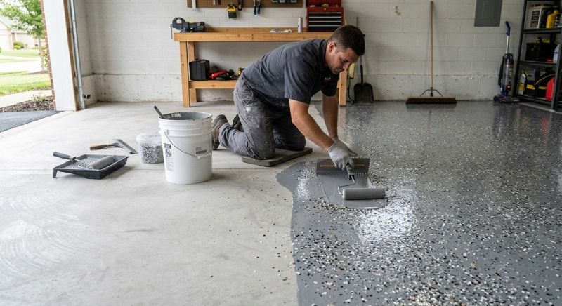 Garage Floor Renovation in Loudoun County, VA