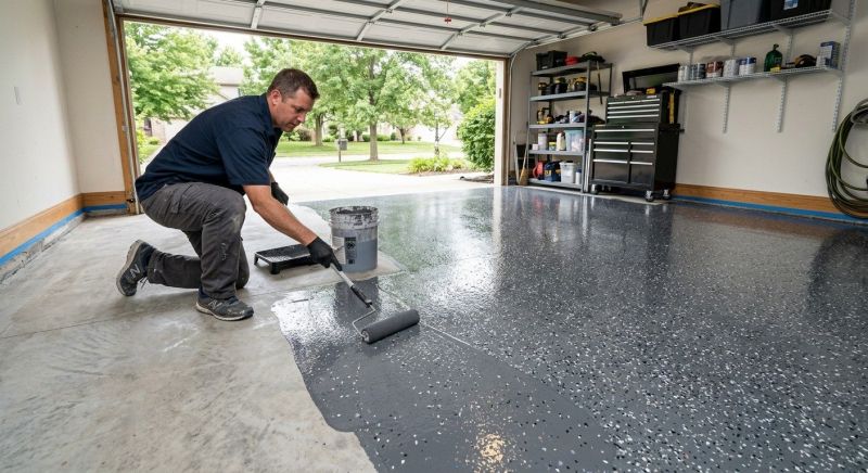 Garage Floor Renovation in Alexandria, VA