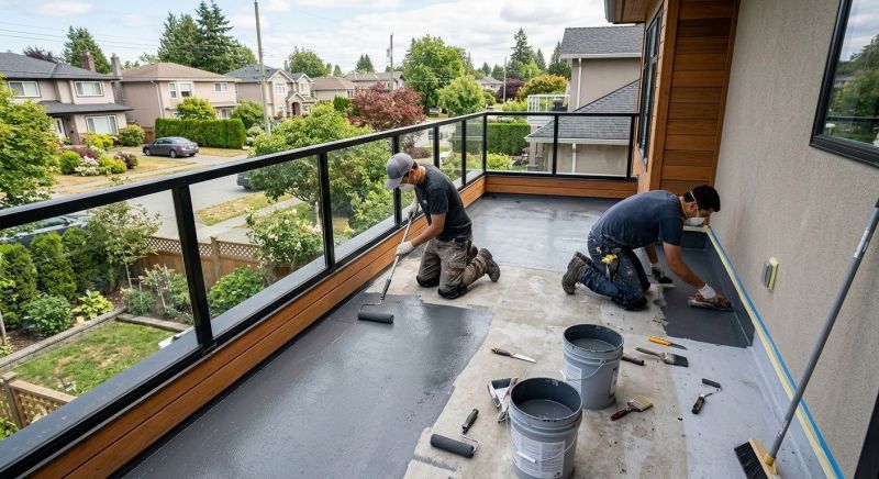 Balcony Concrete Coating Service